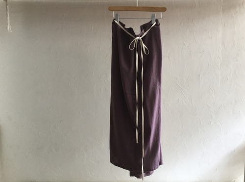 30％OFF whowaht " CHIFFON GATHER SKIRT " VIOLET