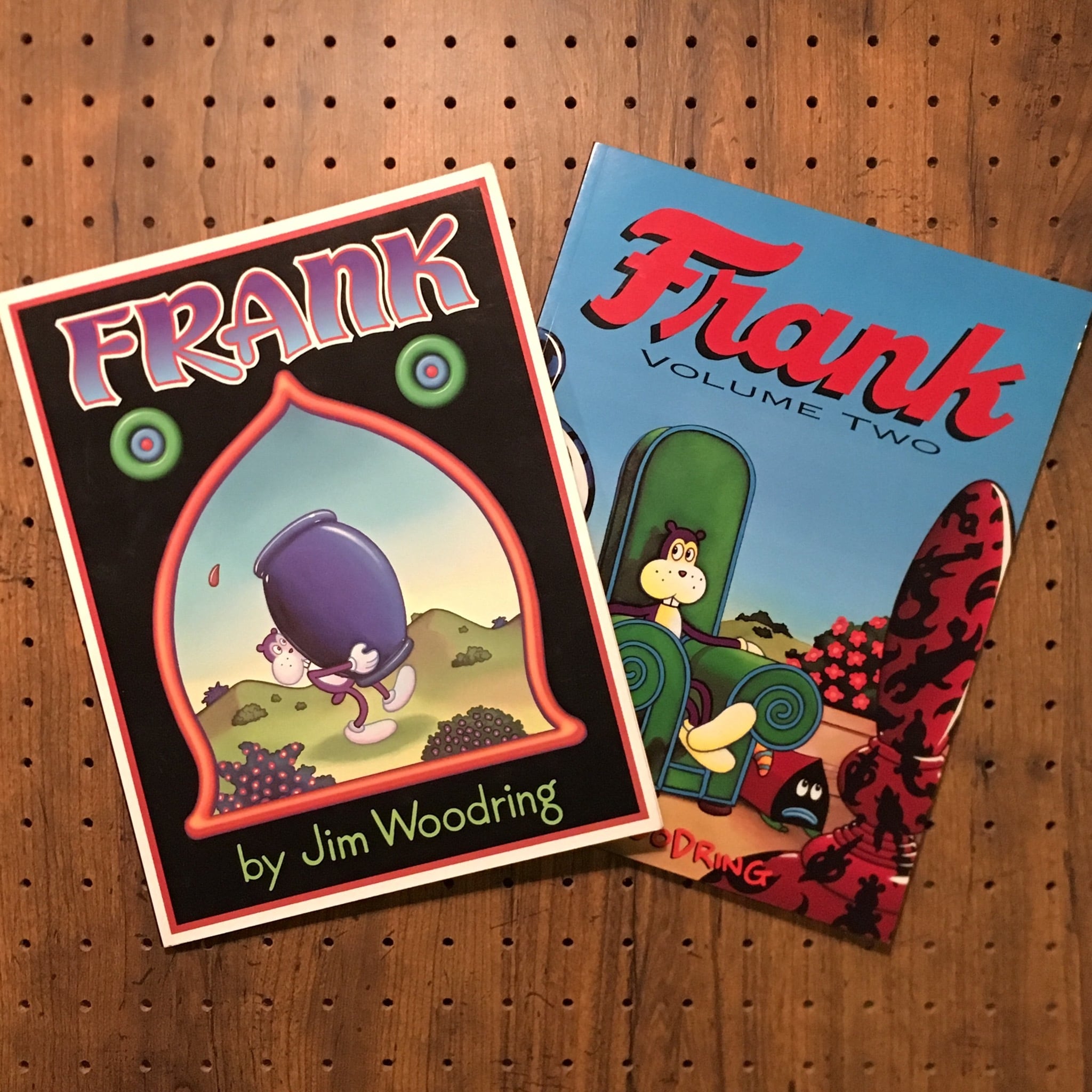 ジムウードリング　jim woodring frank カード　トレース画サイン ジムウードリング jim woodring frank カード トレース画サイン