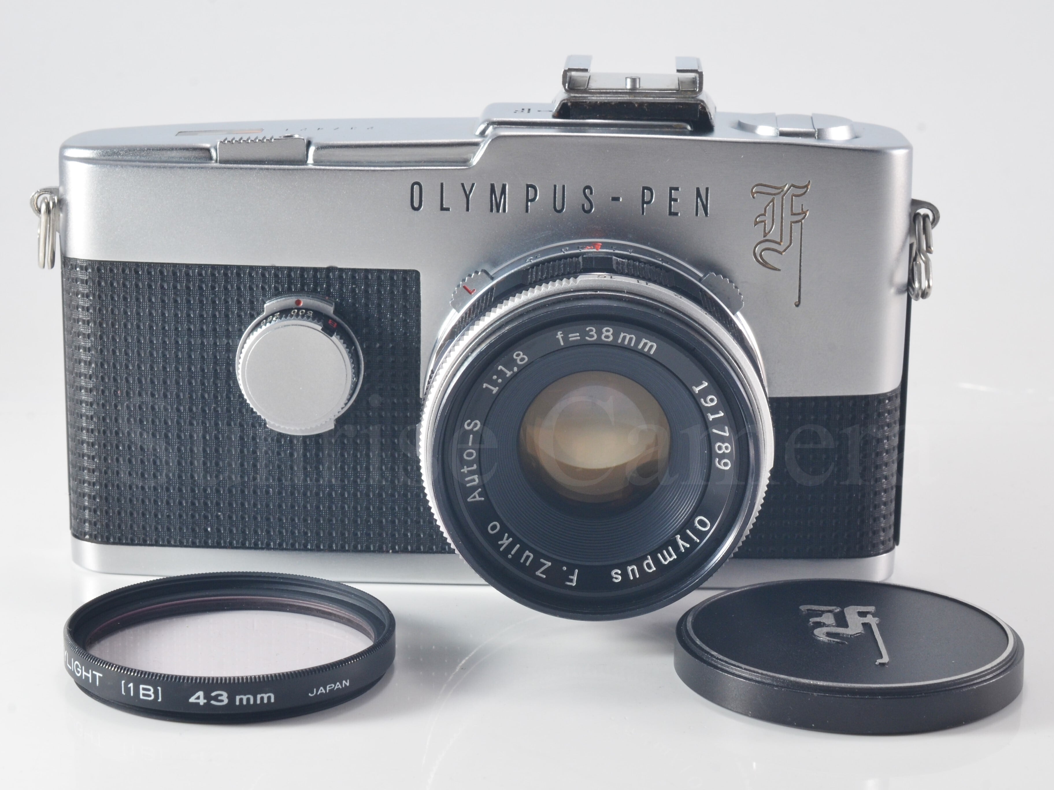 深堀ブログ】OLYMPUS PEN F / F.Zuiko Auto-s 38mm F1.8 整備済