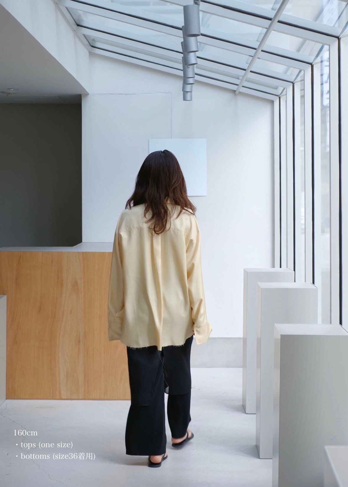 silky twill shirt - made in Japan - | aéré