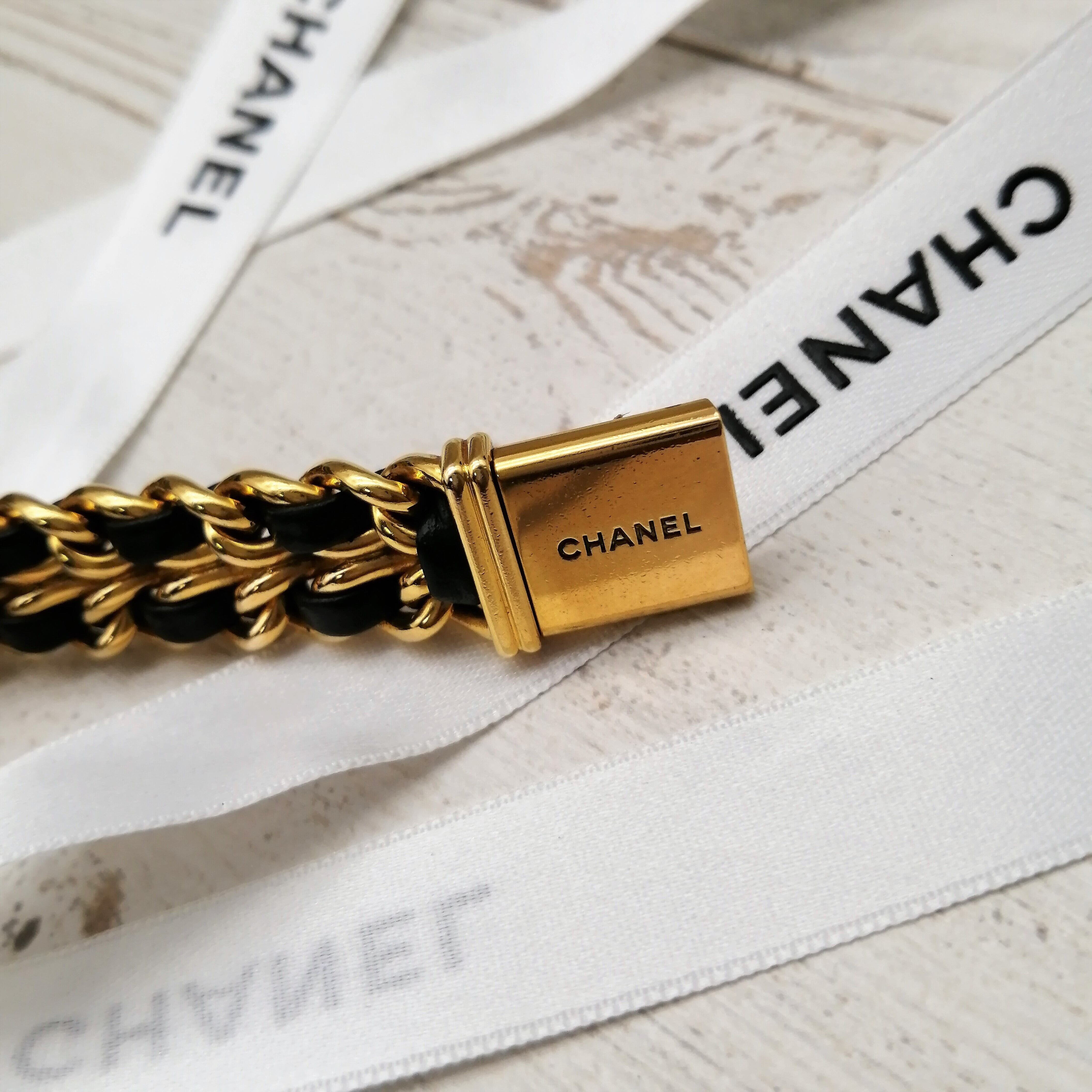 極美品 vintage CHANEL chain belt premiere