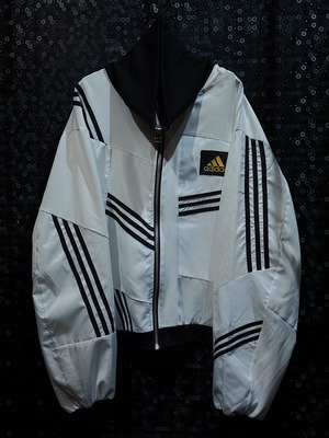 【ÆIEM】special "original re:make" vintage patch work design Highneck track jacket