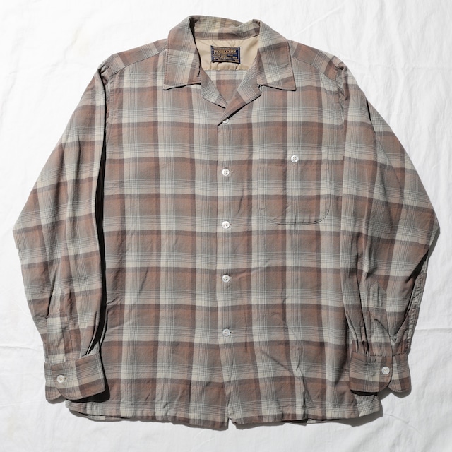 M 50s オンブレ Sir Pendleton Board Shirt サーペンドルトン ボードシャツ