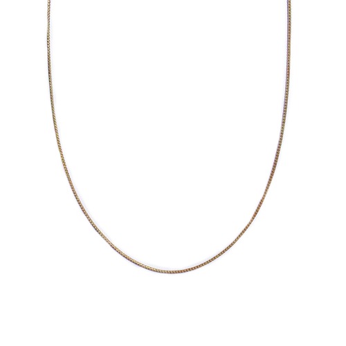 【14K-3-8】20inch 14K real gold chain necklace