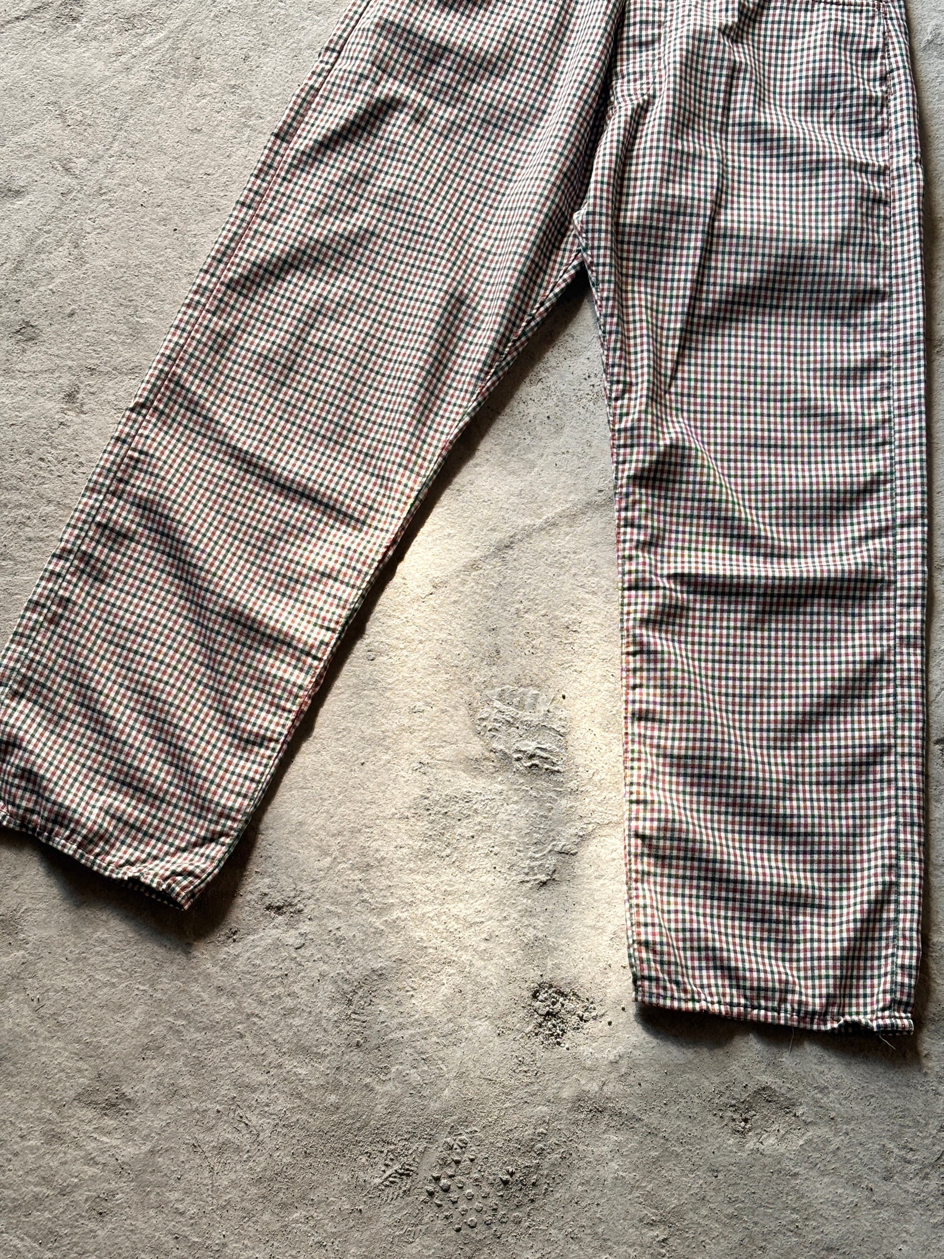 EVISU/LOT 2001F/EVISU FAIRWAY GENES pants/W32/L35/チェック柄パンツ