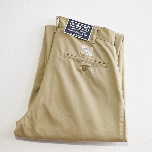 WORKERS | Officer Trousers RL Fit　ワーカーズ  |  オフィサートラウザー ツータックチノ