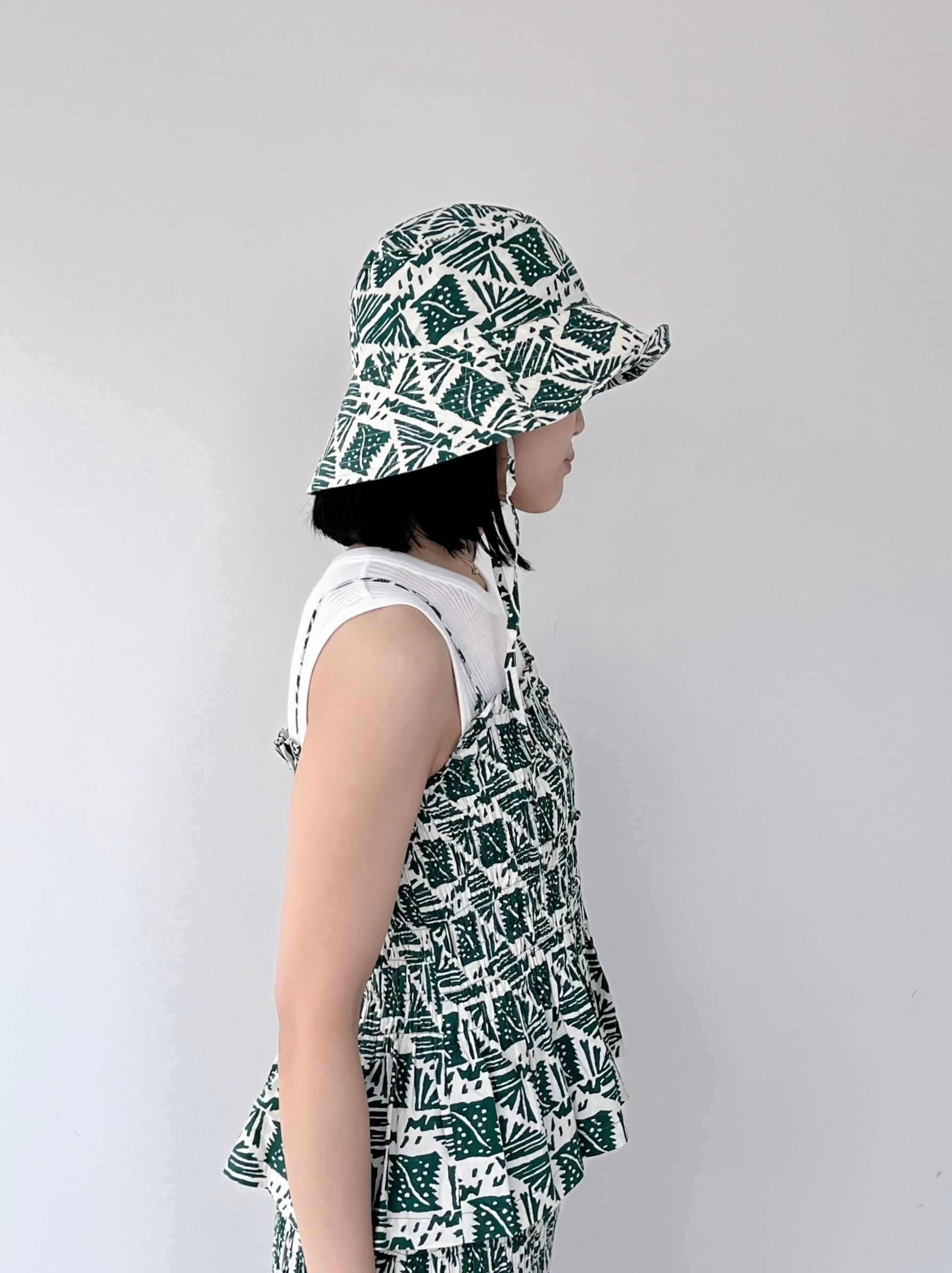 Sara Mallika Cotton Poplin Print Hat | KOKO