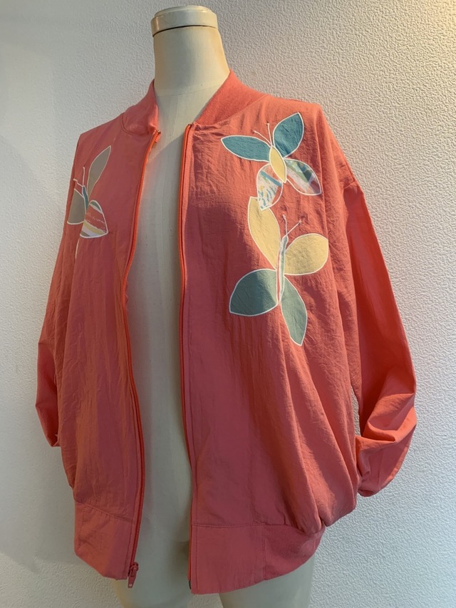 1980's Embroidery Zip-Up Jacket