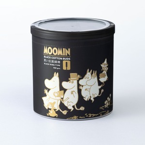 MOOMIN 黒い抗菌綿棒 150本