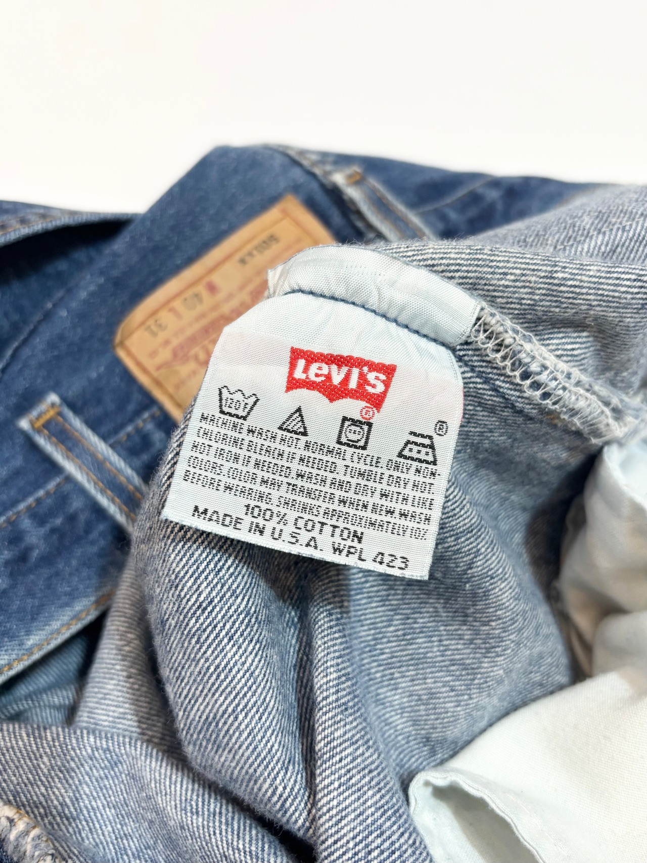 90s Levi’s 501 DENIM PANTS MADE IN USA Size W40L31→W38L28