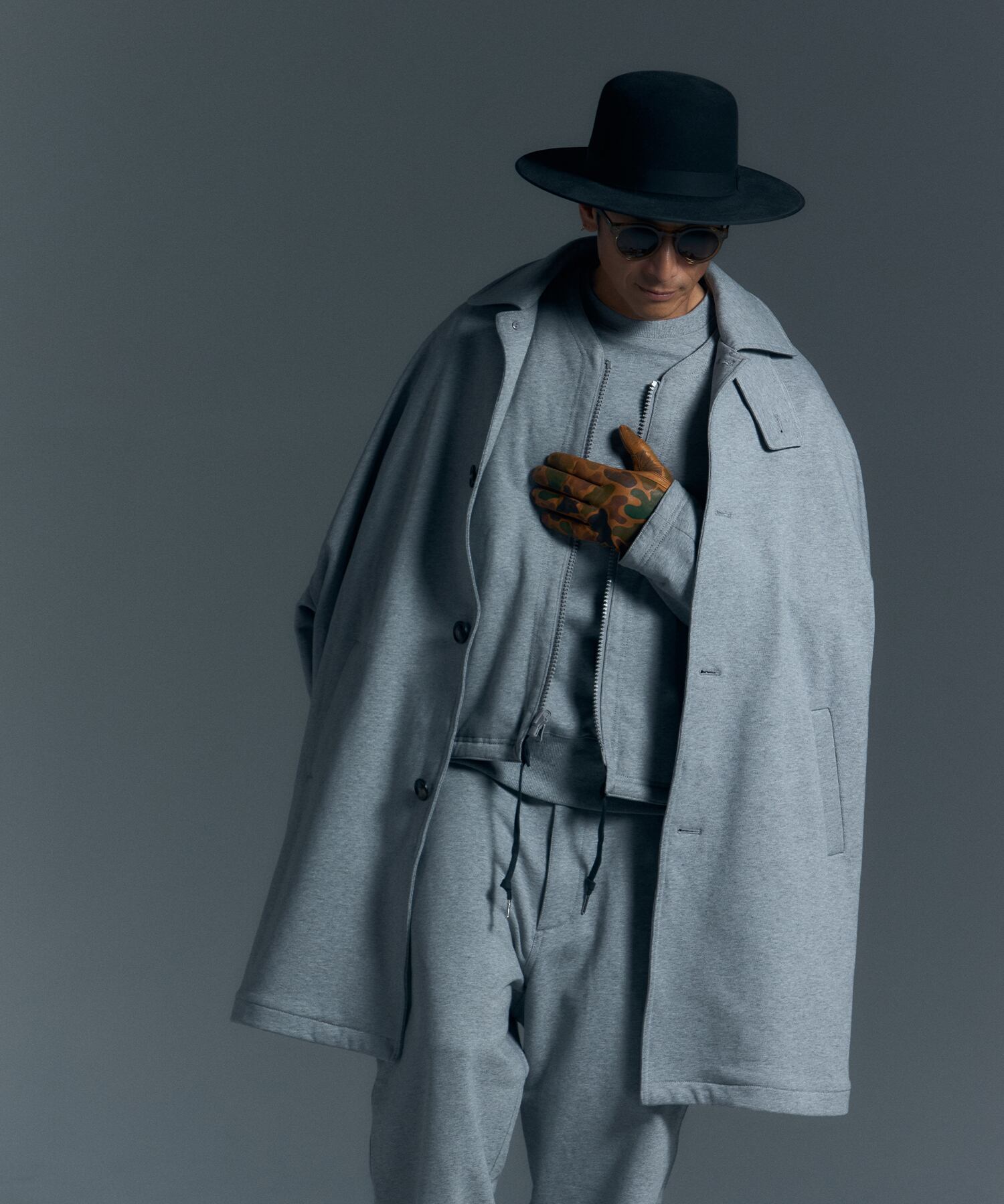 BIG SILHOUETTE SWEAT COAT サイズL BIG SILHOUETTE SWEAT COAT［HSJ003］ | HAPPY SAUCE