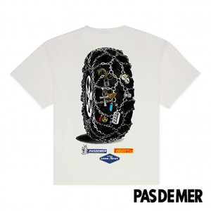 【PAS DE MER/パドゥメ】GOOD NEWS T-SHIRT Tシャツ / WHITE / AW25-13669