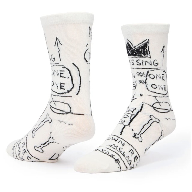 Basquiat “Beat Bop” Knit Socks Box, Set of 2