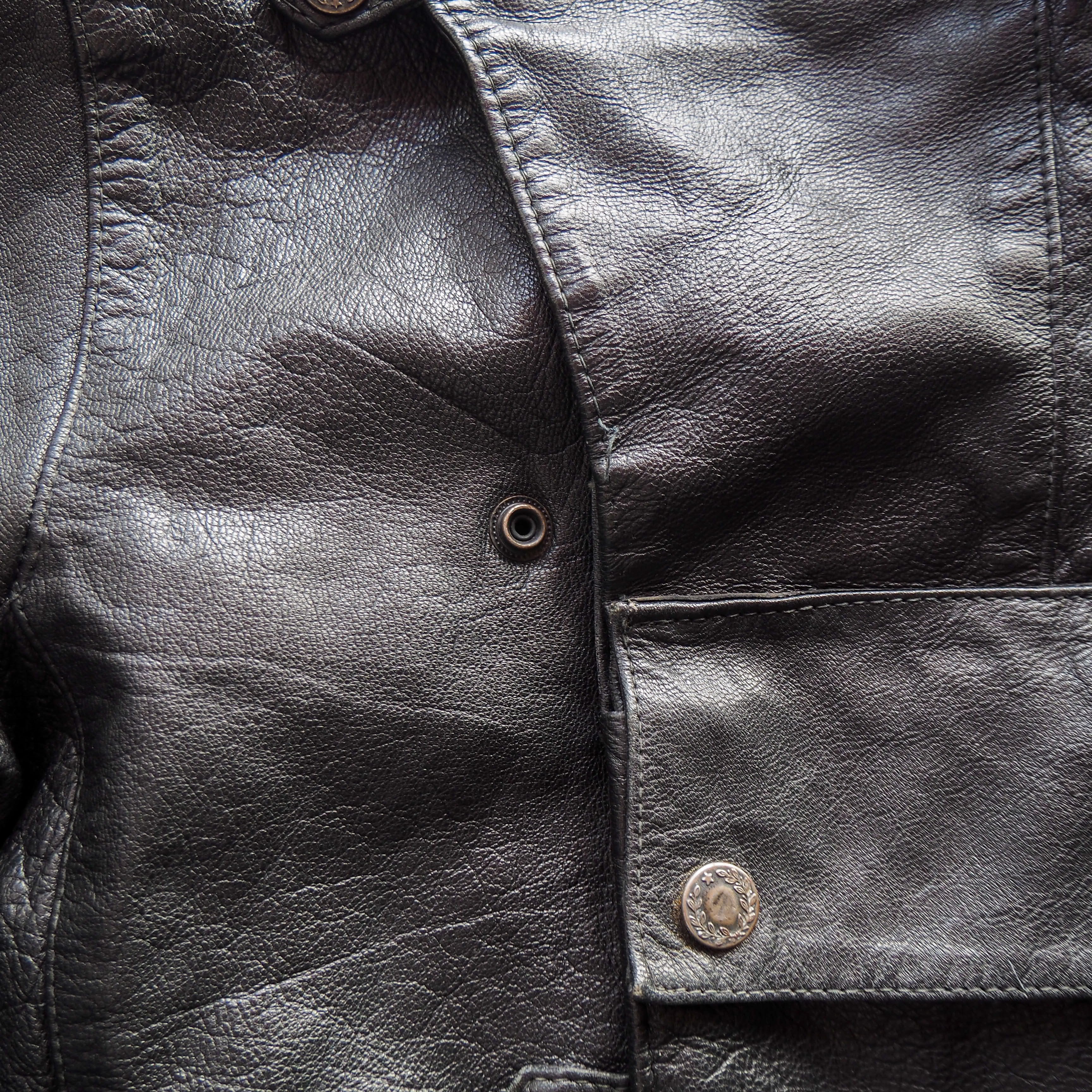 1980s Swedish Army type Motorcycle Jacket | 'bout 1980s Swedish Army type Motorcycle Jacket | 'bout