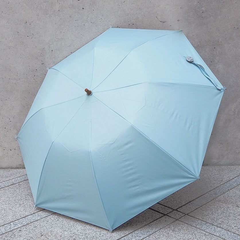 DEMODEE FOLDING UMBRELLA/PARASOL LIGHT BLUE