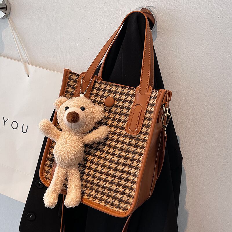 オータムウィンター格子柄 秋物 冬物 メッセンジャーバッグ Tiancai_Wing_Bag27940801672