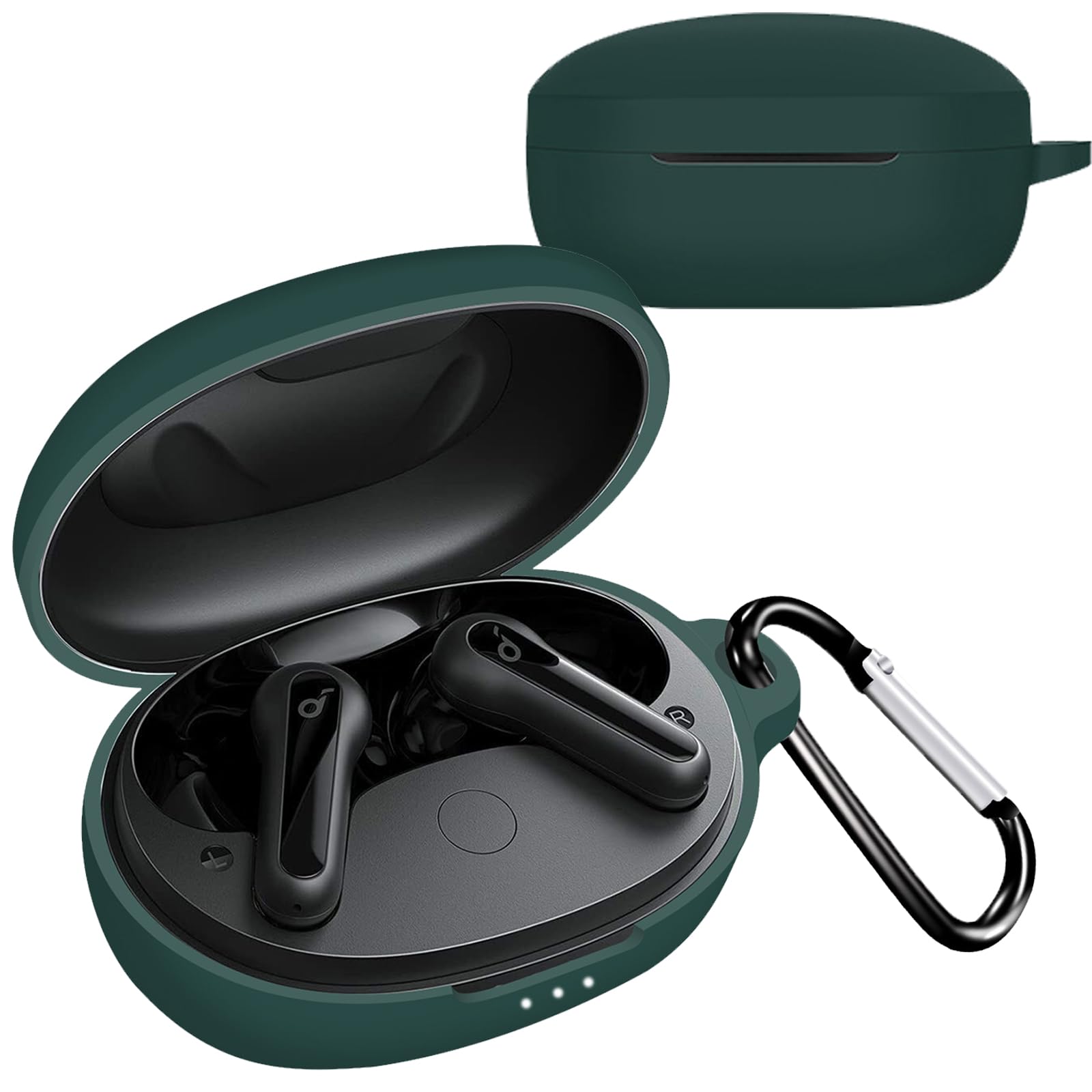 Anker Soundcore Liberty 4 用 ケース 全面保護カバー シリコンケース