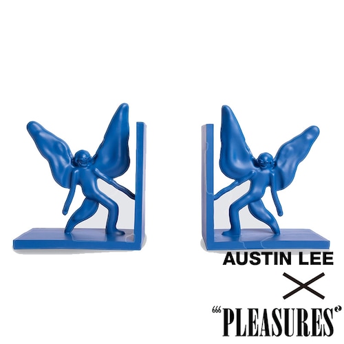 【PLEASURES/プレジャーズ×AUSTIN LEE】ANGEL BOOKENDS (SET) ブックエンド / BLUE / AUSTIN LEE-12671 セール対象外