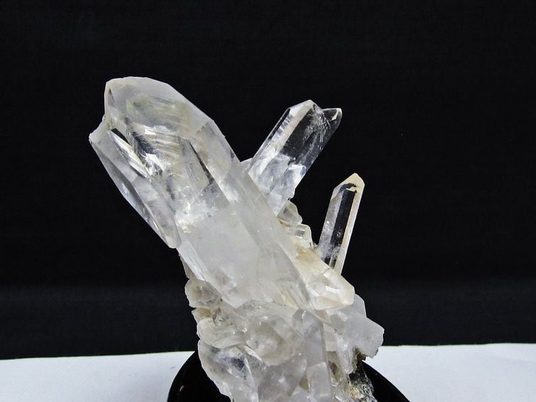 水晶 クラスター マダガスカル産 台座付属 水晶 原石 一点物 182-9380