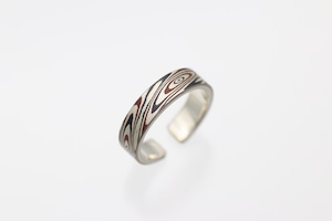 木目金フリーサイズリング 銀✕銅✕赤銅  Mokumegane ring Silver,copper,shakudo