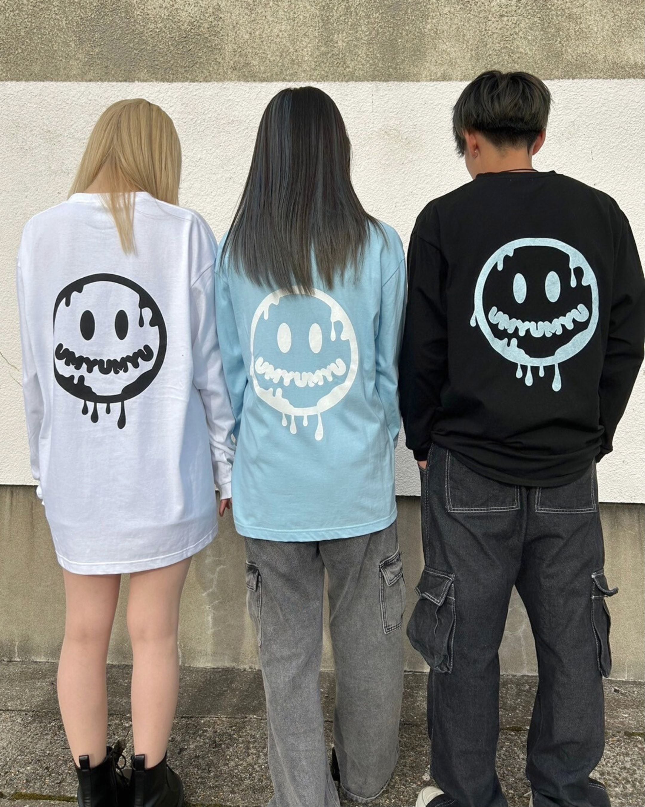 NICO Logo Long Tee 〈Lite Blue〉 | umyumyu