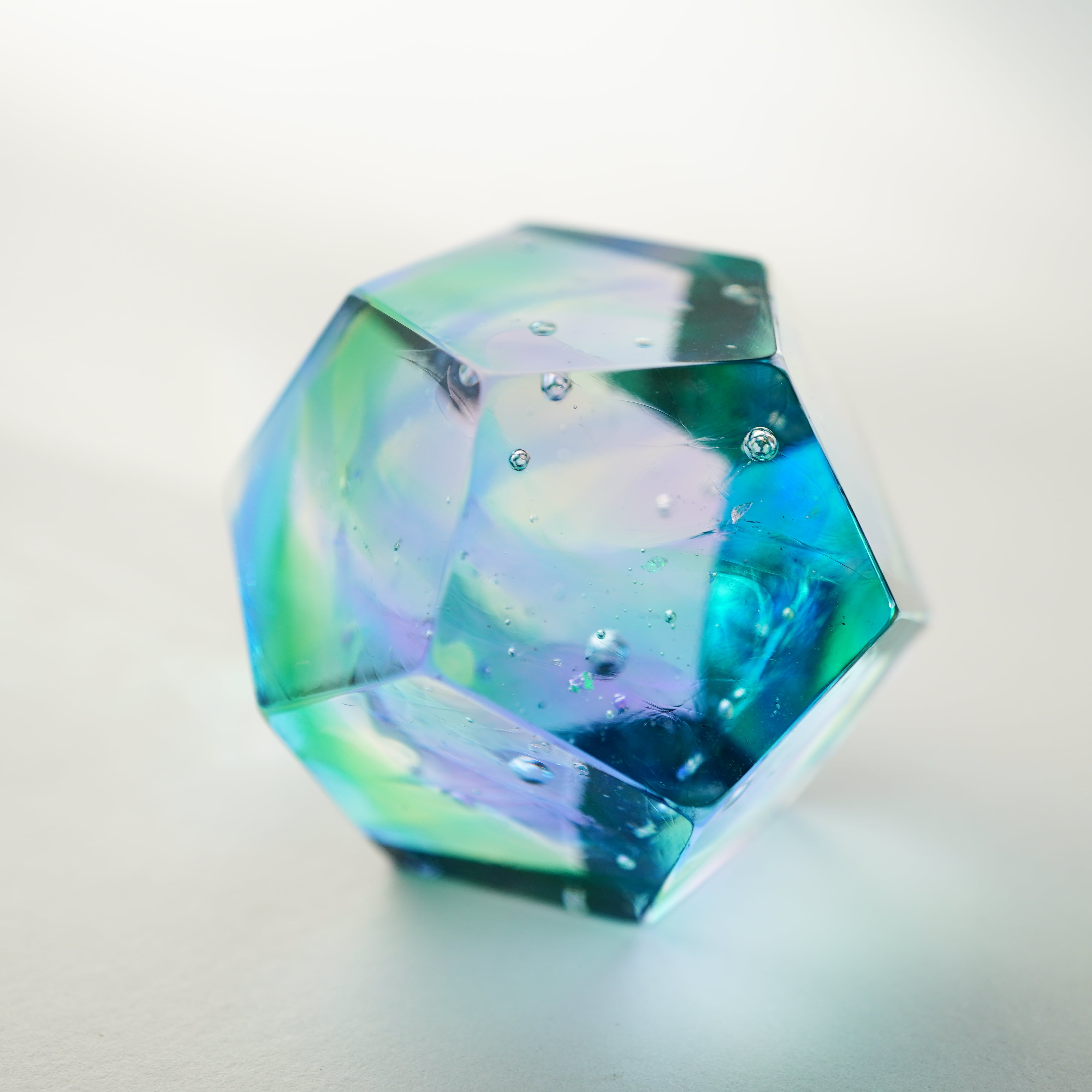 No.1171 空想鉱石硝子『彩光空・十二面体』