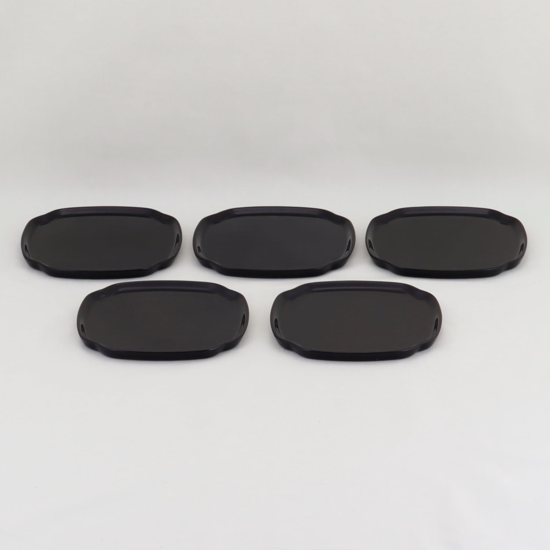 輪島塗　銘々皿 輪島塗 銘々皿 輪島 忍沈金 中谷作 黒塗 漆器 茶道具