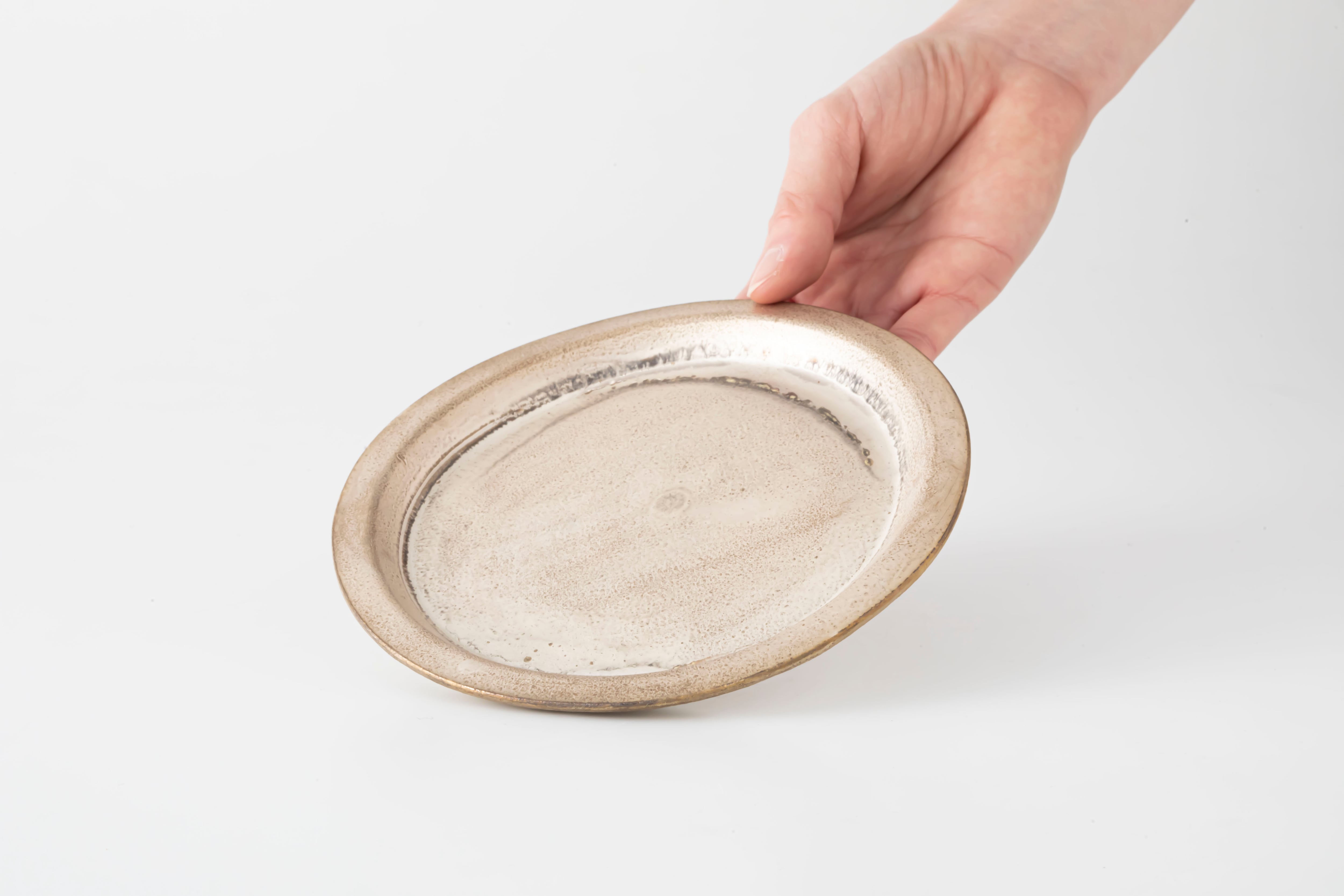 銀彩リム皿：S (21-A) / 十場 あすか | Community Store TO SEE