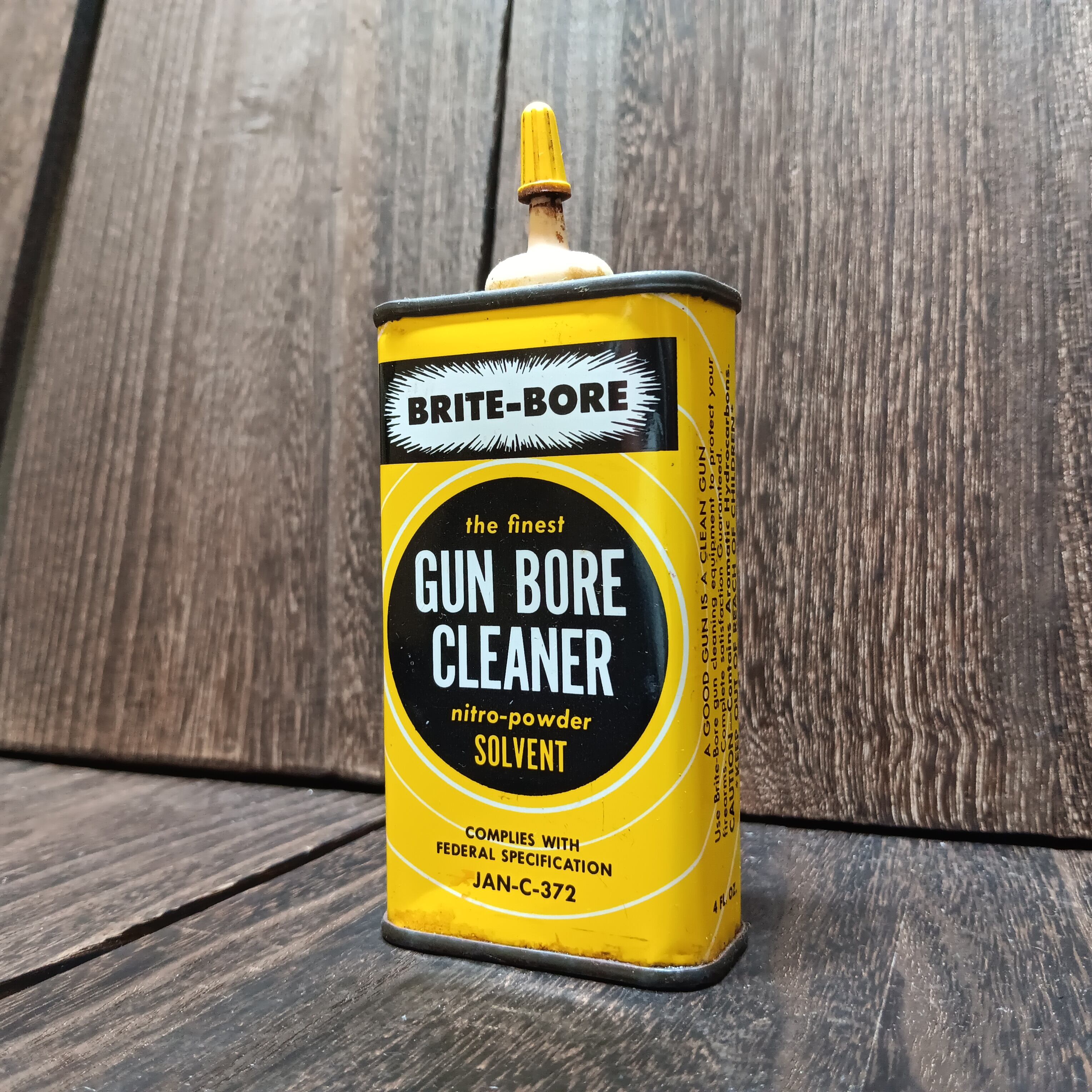 アメリカン雑貨 インテリア オイル缶  Brite-Bore Gun Cleaner Nitro Powder ヴィンテージ ガンクリーナー アメリカン雑貨 インテリア オイル缶 Brite-Bore Gun Cleaner Nitro