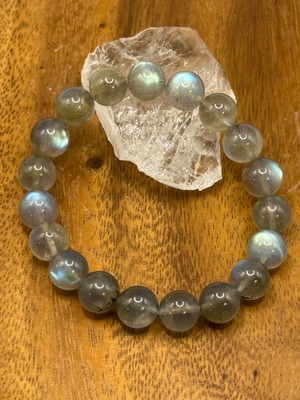 ラブラドライト 10.5mm シラーくっきり 099