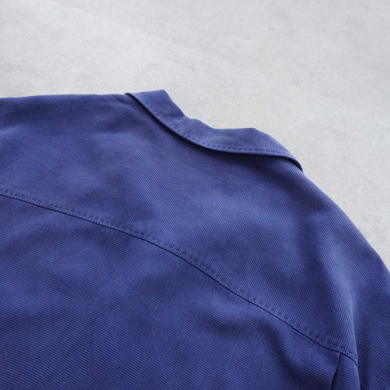 Tommy Bahama Silk open-collar shirt blue [XL] 古着 - 11
