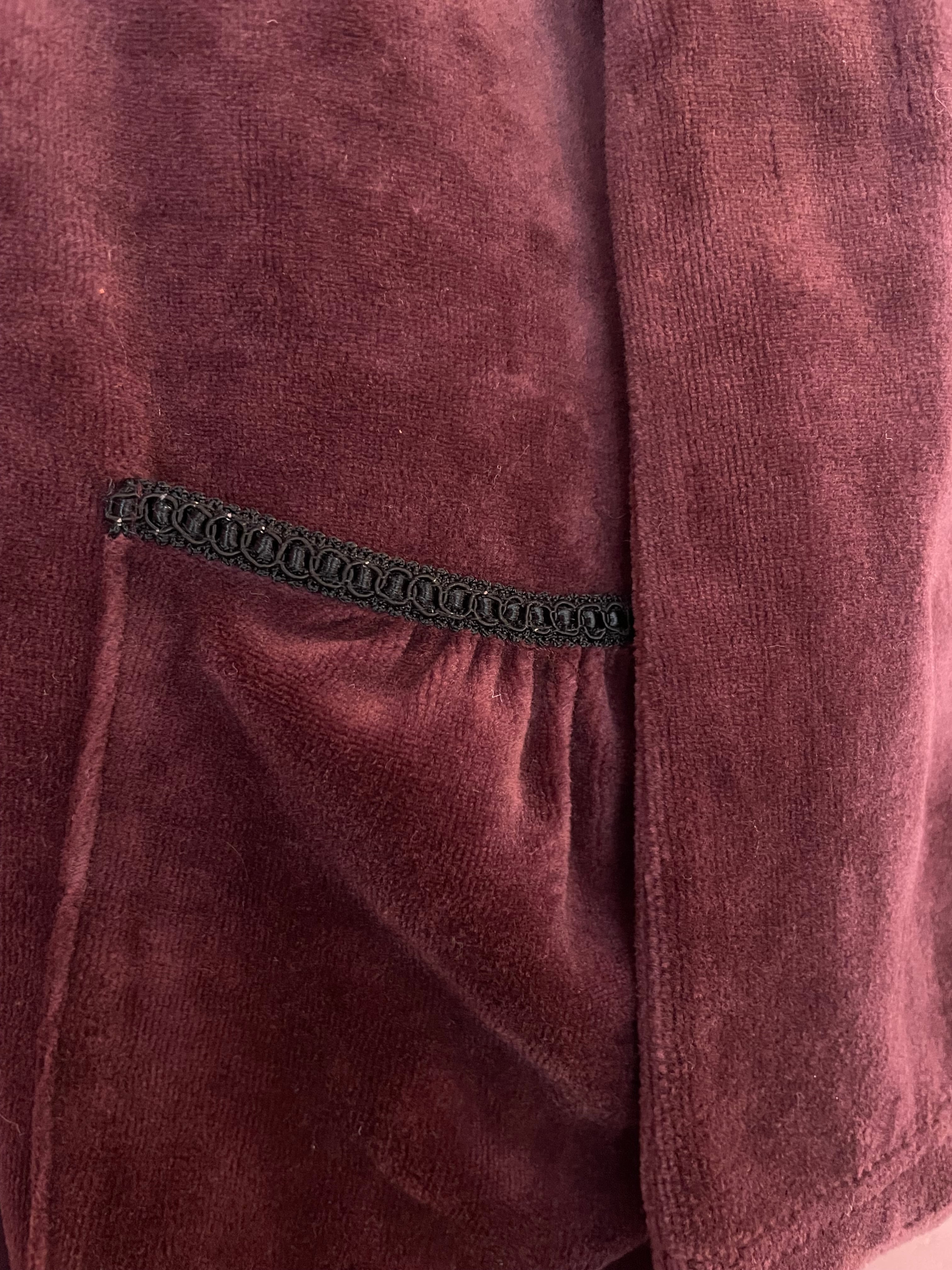 used velour dress