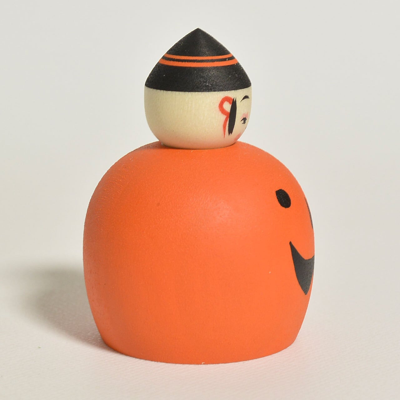 ハロウィンえじこちゃんこけし 約1.5寸 約4.5cm 鈴木明 工人（作並系