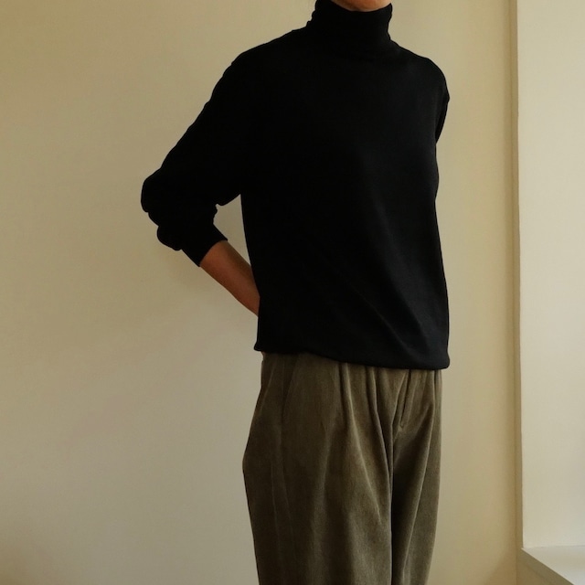 WIRROW ｜Turtle neck knit pullover
