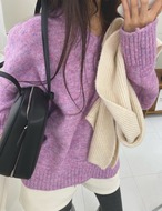 【新作５％OFF・3日間】V-neck Basic Knit_4colors