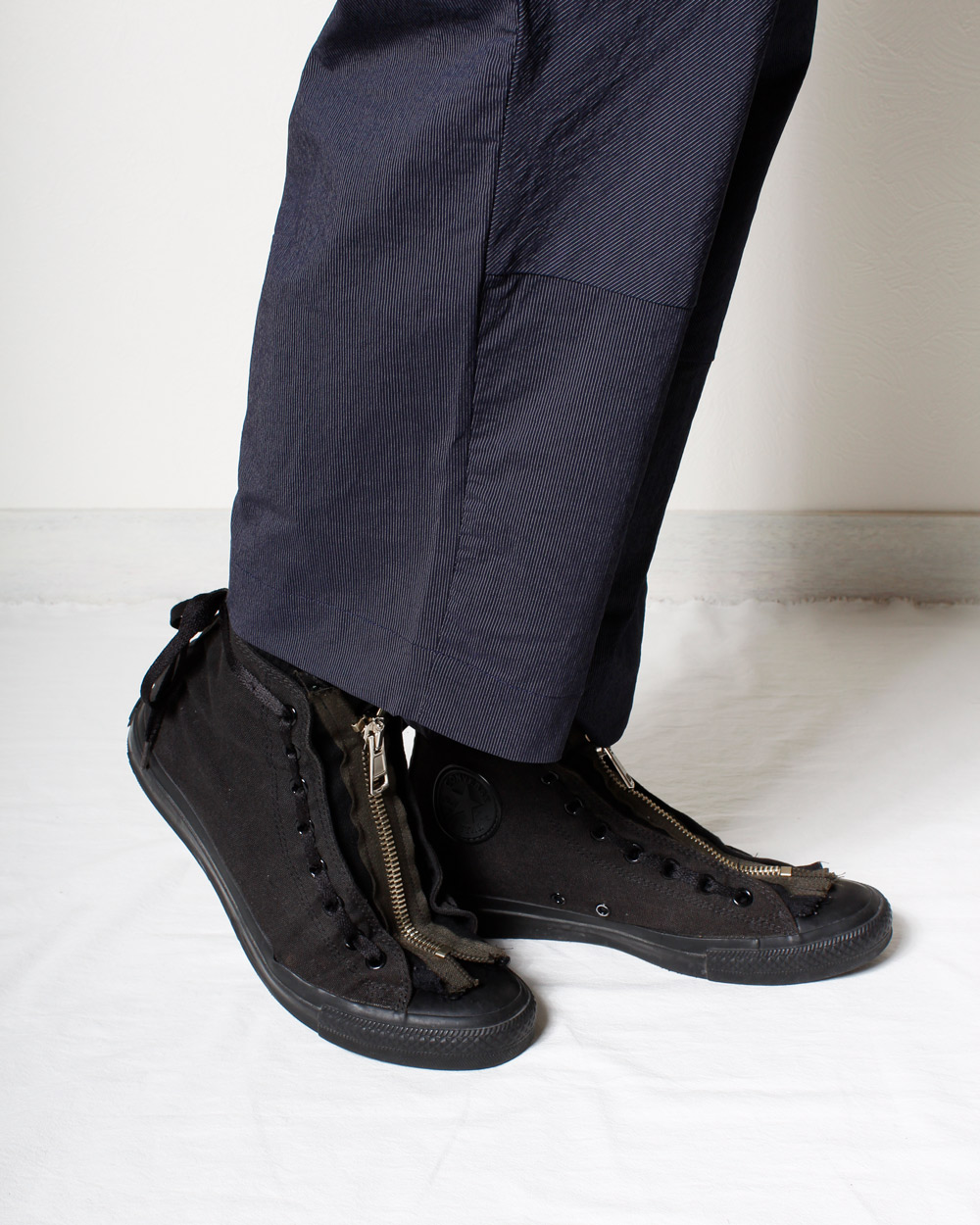 長渕剛 最新 着用 ハイカット スニーカー 28cm 長渕 長渕剛さん着用>ALL STAR J HI Customise Zipper <LSD-RM1AC3