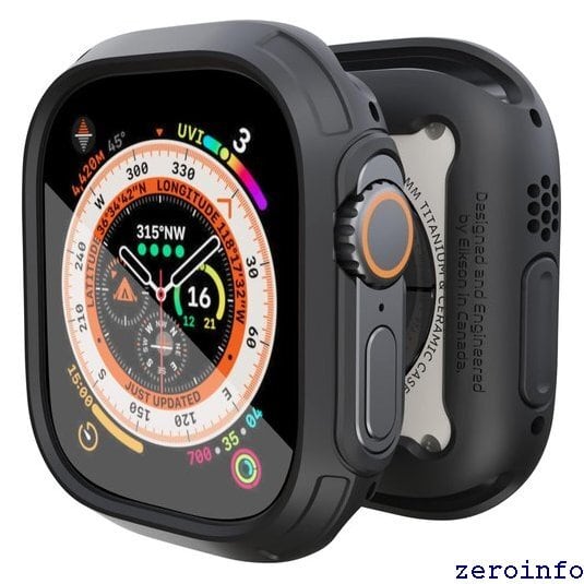Apple Watch Ultra ケース 49mm 保護カバー 眠た クリア