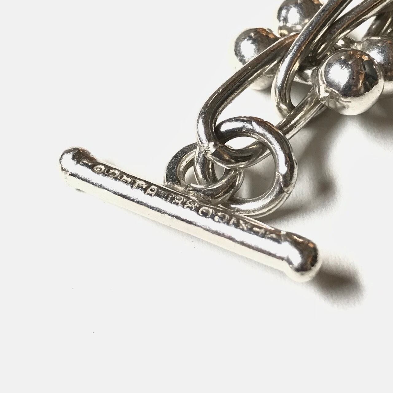 刻印有り MEXICAN JEWELRY SILVER BRACELET ヴィンテージ メキシカン 