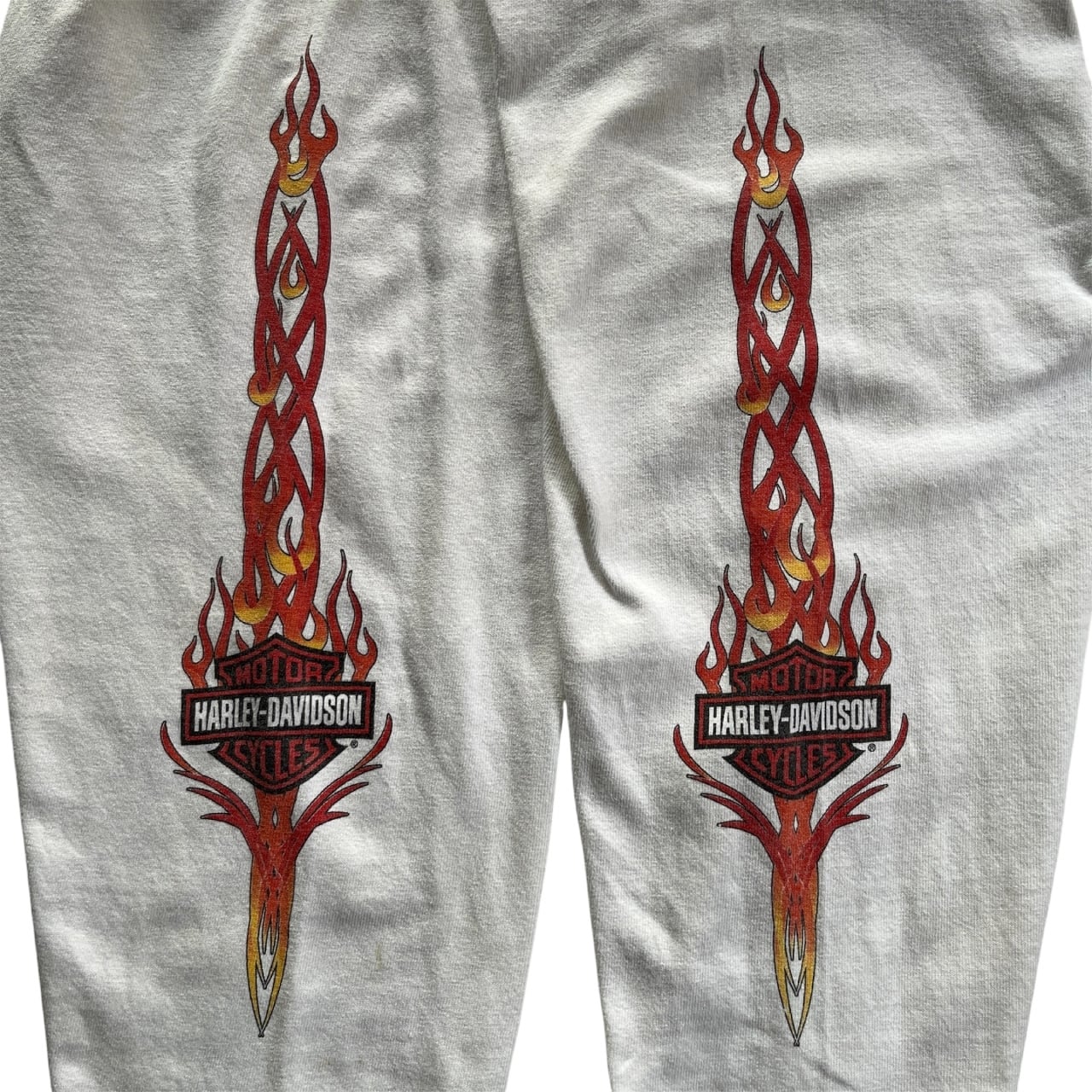 Harley Davidson Y2K Flame Emblem Logo Long Sleeves Tee | Vintage