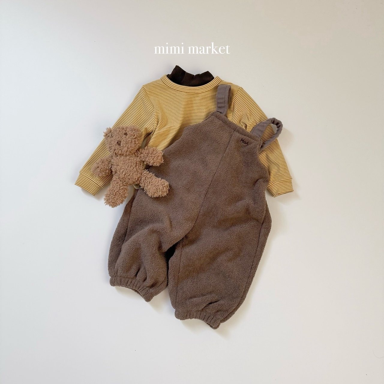 ミミマーケット / mimimarket / ベーグルボーダーT / 韓国子供服 / キッズ / 26winter〖取寄〗*S~L*