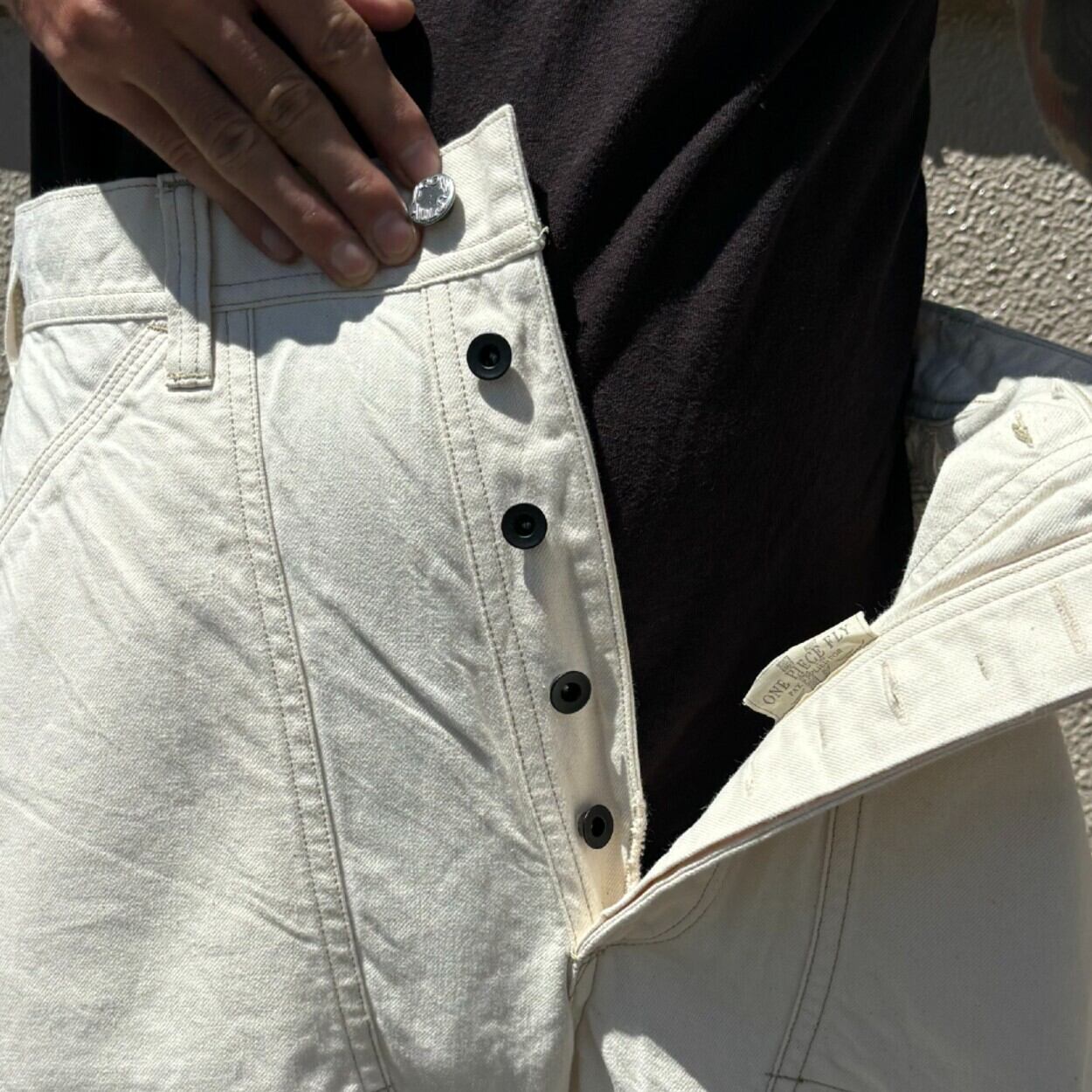 ホワイト ワークパンツ 4ポケット シンメン バルキーライト4WAYストレッチカーゴパンツ 02482 通年