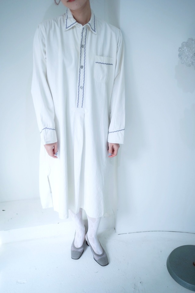 blue tape long shirt dress