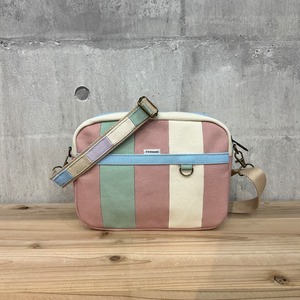 【1点限定/オーダー不可】+＊square shoulder Bag 〈 倉敷帆布パッチワーク 〉