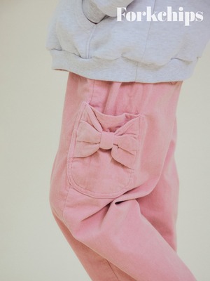 FORK CHIPS［取寄］candy ribbon pants 26winter