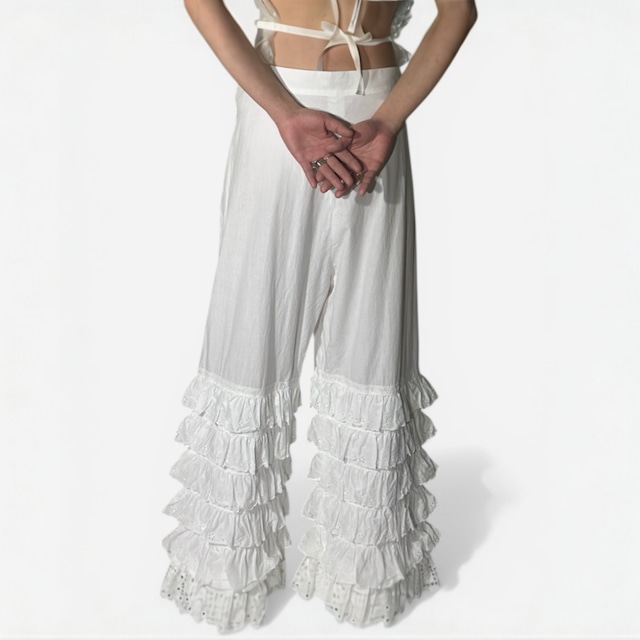 FUMIKA_UCHIDA  [LAWN TIERED PANTS]