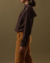 1980-90's Oscar De La Renta / Paisley Tie Blouse