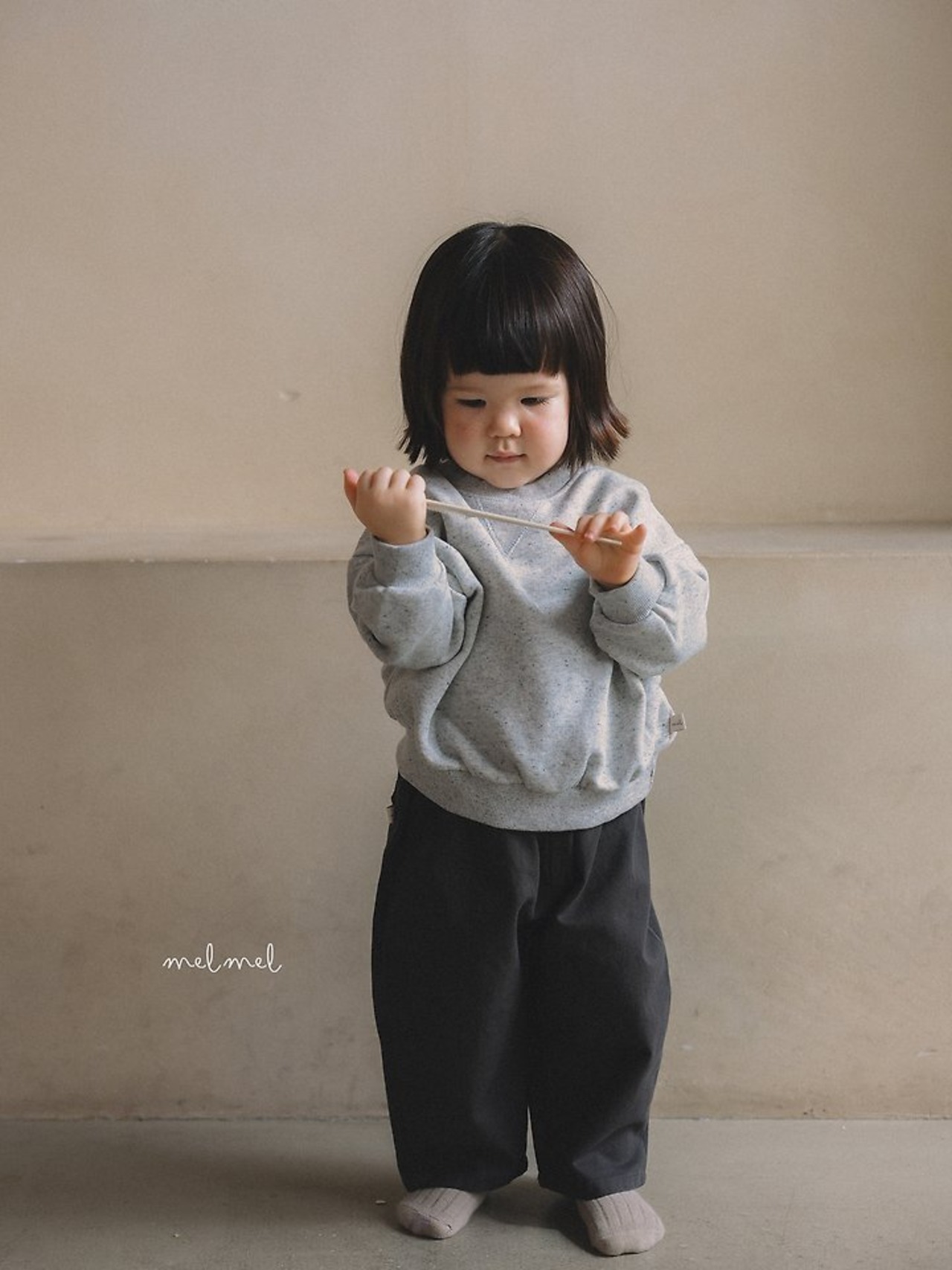 【取寄/韓国直送】melmel コットン バギーパンツ｜秋服｜韓国子供服 ｜26/AT