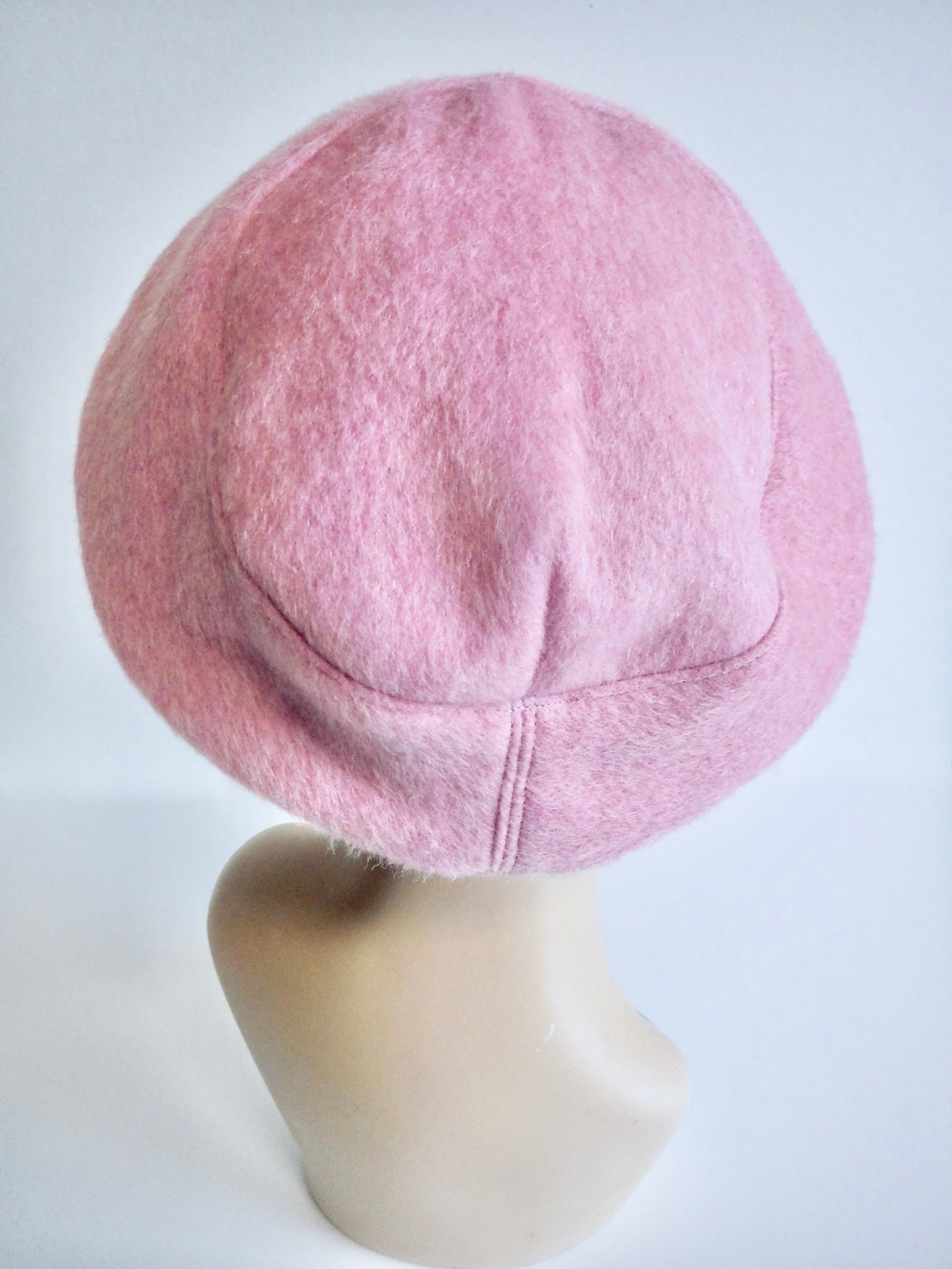 ピンクベレー帽