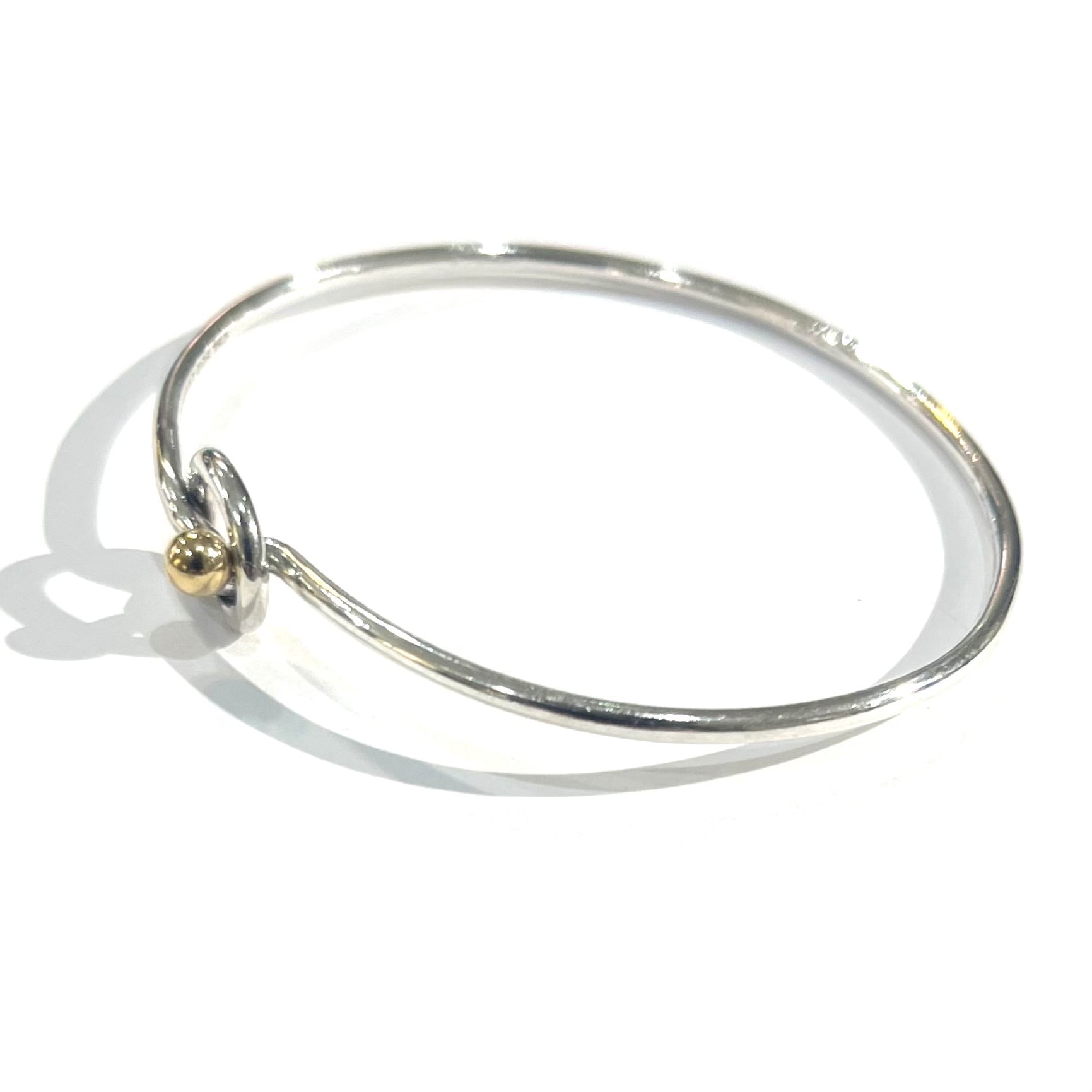 TIFFANY&CO. 】2912 K18 silver925 ラブノットブレスレット