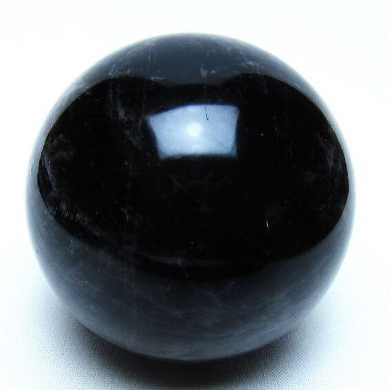 モリオン 黒水晶 丸玉 65mm 一点物 151-9470